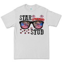 Dove Grey star spangled stup Premium Tee - CowhideDigitalArt