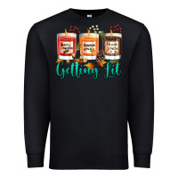 Black Candles with Fall Getting Lit Premium Sweatshirt - texasbilliewilder