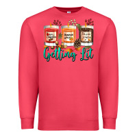 Cardinal Candles with Fall Getting Lit Premium Sweatshirt - texasbilliewilder