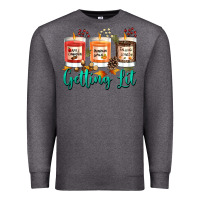 Charcoal Heather Candles with Fall Getting Lit Premium Sweatshirt - texasbilliewilder