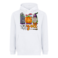 White Boo Y'all Heavyweight Hoodie - texasbilliewilder