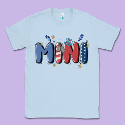 4th July Mini Classic Tee Designed By Maliassmallbusiness