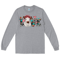 Heather Grey calf love Long Sleeve Tee - JahusDesignShop