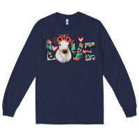Navy calf love Long Sleeve Tee - JahusDesignShop