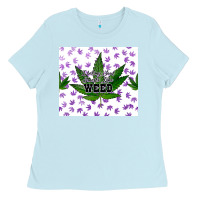 Baby Blue i bet my soul smells like weed Ladies Tee - CTS Tumbler Store