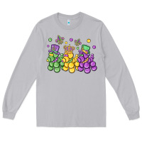Moon Dust mardi gras bead dogs Long Sleeve Tee - MaliasSmallBusiness