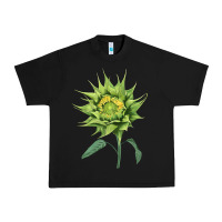 Black sun fill green green sunflower Urban Heavy Tee - LillyAllenDesigns
