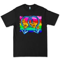 Black lgbtq gender gay symbol Premium Tee - HRA Design Shop
