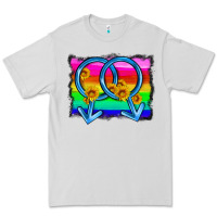 Dove Grey lgbtq gender gay symbol Premium Tee - HRA Design Shop