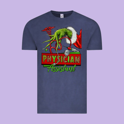 Christmas Character Hand Physician Assistant Vintage Tee Designed By Nancycooperartshop