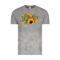 Cloud Rock cactus leopard sunflower glitter  patch Vintage Tee - AdoDesignShop