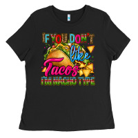 Black if you dont like tacos im nacho type Ladies Tee - CTS Tumbler Store