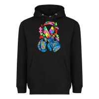 Autism Awareness With Boxing Gloves Heavyweight Hoodie | Teevron