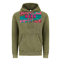 Vintage Olive pink roses mama of girls license plate Vintage Hoodie - Artiststas