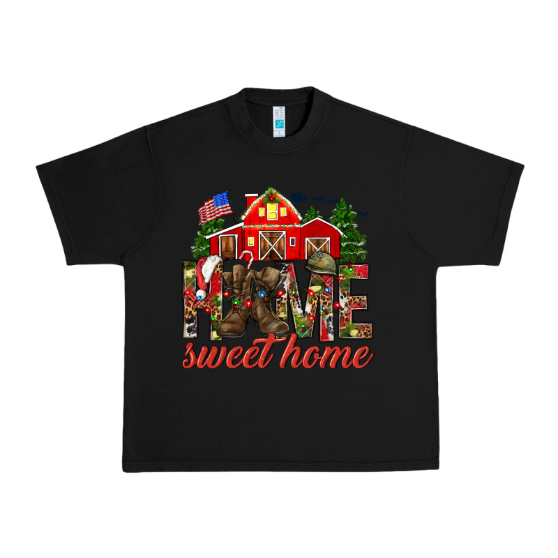Army Christmas Home Sweet Home Urban Heavy Tee by NancyCooperArtShop | Teevron