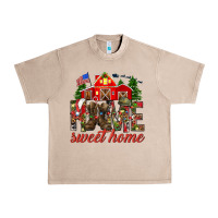 French Oak Army Christmas home sweet home Urban Heavy Tee - NancyCooperArtShop