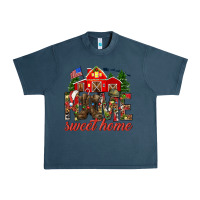 Midnight Navy Army Christmas home sweet home Urban Heavy Tee - NancyCooperArtShop