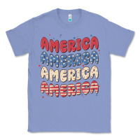 Colony Blue america Classic Tee - MaliasSmallBusiness