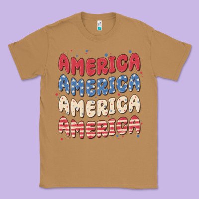 America Classic Tee Designed By Maliassmallbusiness