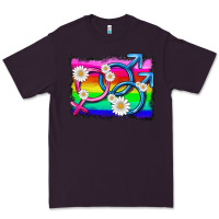 Plum lgbtq gender bisexuality symbol Premium Tee - HRA Design Shop
