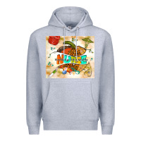Heather Grey fall nurse pumpkin Premium Hoodie - TumblerDesignByShophia