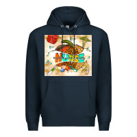 Navy fall nurse pumpkin Premium Hoodie - TumblerDesignByShophia