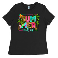 Black summer vibes Ladies Tee - Zillion Design Studio
