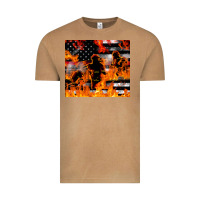 Vintage Camel firefighter thin red lin Vintage Tee - LillyAllenDesigns