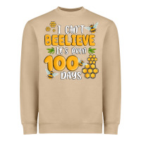 Mushroom i cant beelieve its been 100 days Heavyweight Sweatshirt - MaliasSmallBusiness