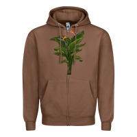 Chestnut the bird of paradise Zipper Hoodie - LillyAllenDesigns