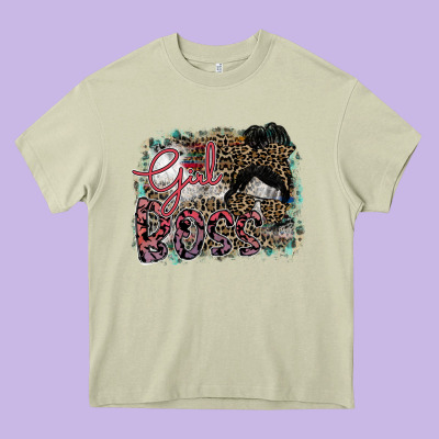 Girl Boss Heavy Core Tee Designed By Sublimationcraftshop