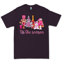 Plum tis the season pink christmas Premium Tee - AdoDesignShop
