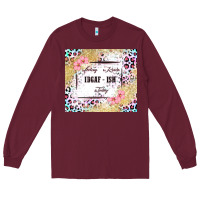 Burgundy feeling kinda idgaf   ish today Long Sleeve Tee - MaliasSmallBusiness