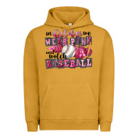 Pigment Peanut Butter In October We Wear Pink And Watch Baseball Urban Hoodie - FaDigitalArtStudio