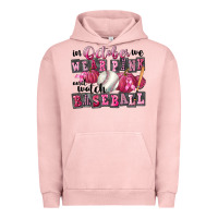 Pigment Salmon In October We Wear Pink And Watch Baseball Urban Hoodie - FaDigitalArtStudio