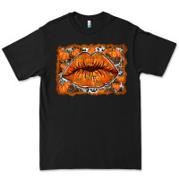 Black fall lips Premium Tee - RacoonDesign