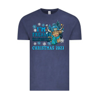 Vintage Denim im freakin freezin christmas 2023 Vintage Tee - NancyCooperArtShop