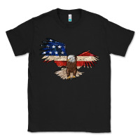 Black 4th july eagle Classic Tee - MaliasSmallBusiness