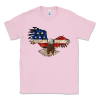 Bubblegum Pink 4th july eagle Classic Tee - MaliasSmallBusiness