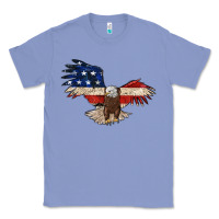 Colony Blue 4th july eagle Classic Tee - MaliasSmallBusiness