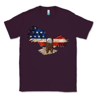 Plum 4th july eagle Classic Tee - MaliasSmallBusiness
