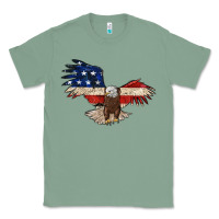 Sage 4th july eagle Classic Tee - MaliasSmallBusiness