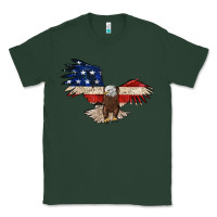 Sports Green 4th july eagle Classic Tee - MaliasSmallBusiness