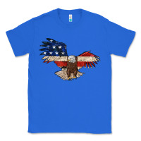 True Royal 4th july eagle Classic Tee - MaliasSmallBusiness
