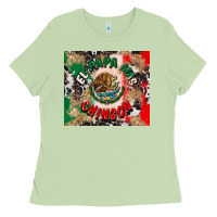 Matcha el papa mas chingon tumbler 3 Ladies Tee - CTS Tumbler Store