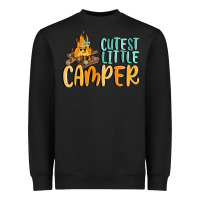 Black cutest little camper Heavyweight Sweatshirt - MaliasSmallBusiness