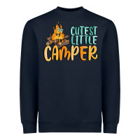 Navy cutest little camper Heavyweight Sweatshirt - MaliasSmallBusiness