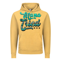Vintage Mustard mama tried aztec turquoise Vintage Hoodie - AdoDesignShop