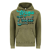 Vintage Olive mama tried aztec turquoise Vintage Hoodie - AdoDesignShop