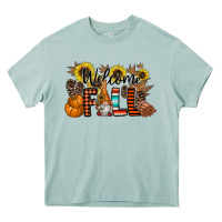 Arona Welcome Fall Pumpkin Heavy Core Tee - CowhideDigitalArt